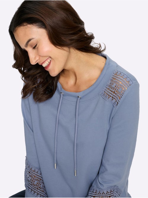 Sweatshirt Pur Coton - Taille Standard - Witt - Kiabi