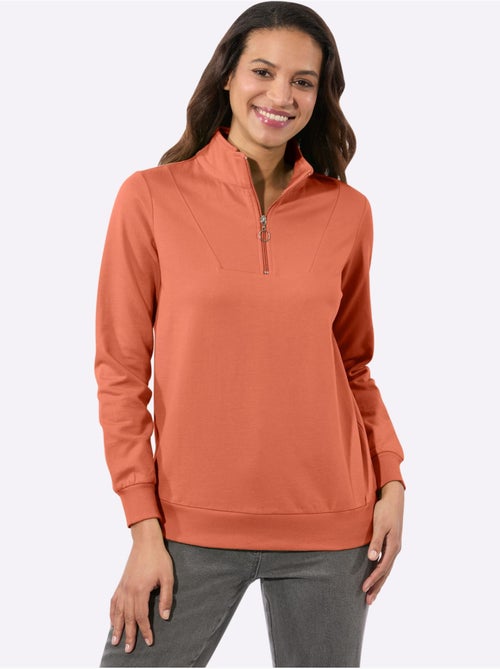 Sweatshirt pur coton - taille standard - witt - Kiabi Sweatshirt pur coton - taille standard - witt - Kiabi