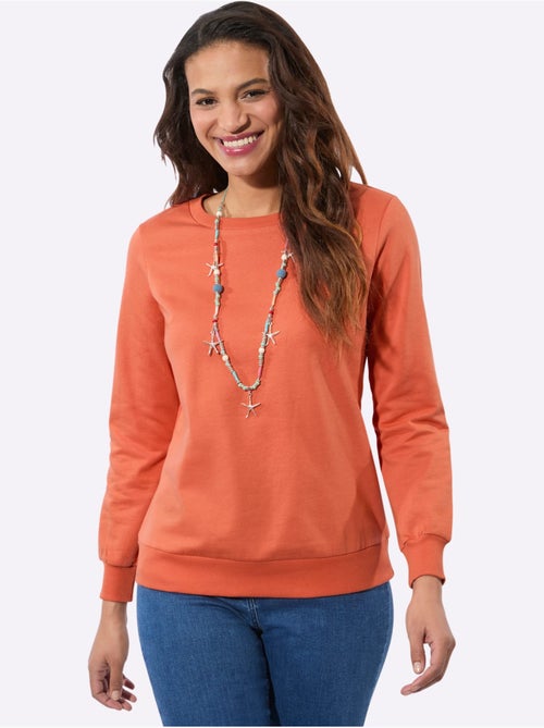 Sweatshirt pur coton - taille standard - witt - Kiabi