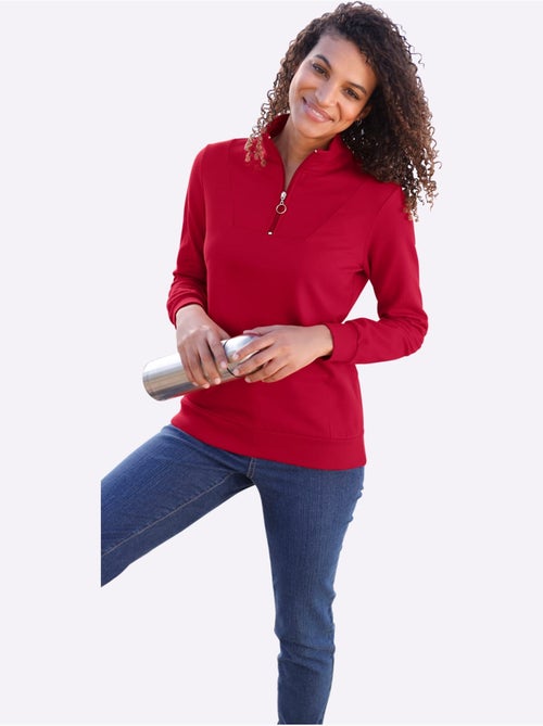 Sweatshirt pur coton - taille standard - witt - Kiabi Sweatshirt pur coton - taille standard - witt - Kiabi