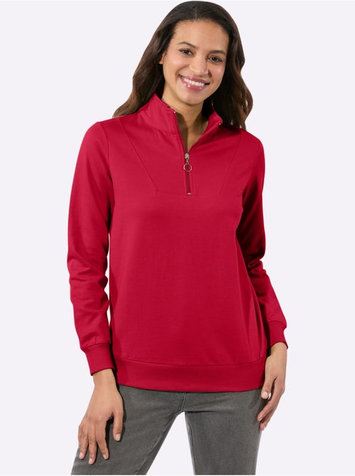 Sweatshirt pur coton - taille standard - witt - Kiabi Sweatshirt pur coton - taille standard - witt - Kiabi