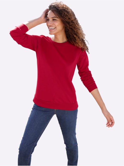 Sweatshirt pur coton - taille standard - witt - Kiabi Sweatshirt pur coton - taille standard - witt - Kiabi