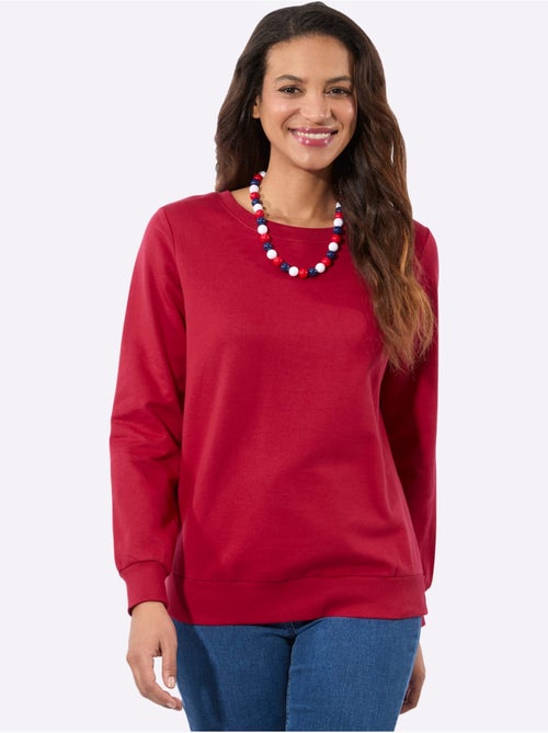 Sweatshirt pur coton - taille standard - witt - Kiabi Sweatshirt pur coton - taille standard - witt - Kiabi