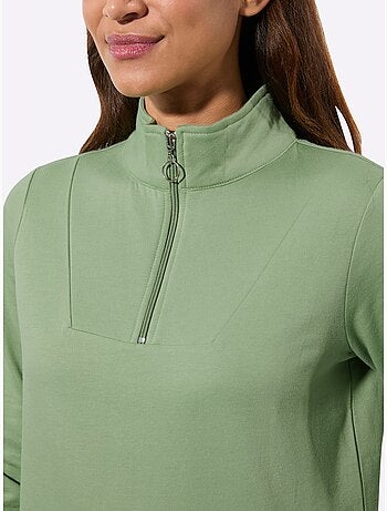 Sweatshirt pur coton - taille standard - witt
