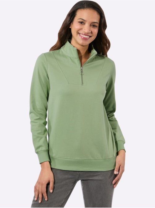 Sweatshirt pur coton - taille standard - witt - Kiabi Sweatshirt pur coton - taille standard - witt - Kiabi