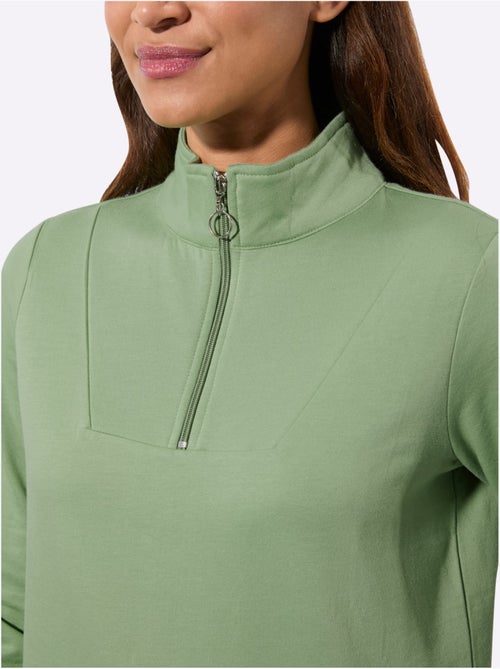 Sweatshirt pur coton - taille standard - witt - Kiabi Sweatshirt pur coton - taille standard - witt - Kiabi