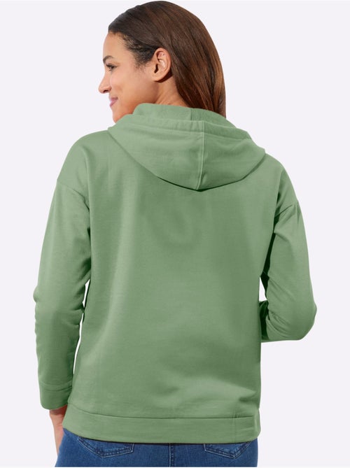 Sweatshirt pur coton - taille standard - witt - Kiabi Sweatshirt pur coton - taille standard - witt - Kiabi