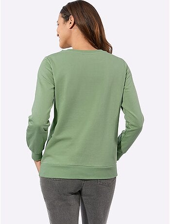 Sweatshirt pur coton - taille standard - witt