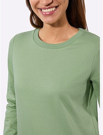 Sweatshirt pur coton - taille standard - witt