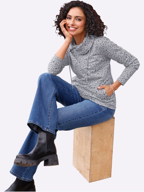 Sweatshirt qualité coton - taille standard - witt - Kiabi Sweatshirt qualité coton - taille standard - witt - Kiabi