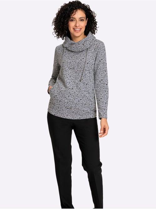 Sweatshirt qualité coton - taille standard - witt - Kiabi Sweatshirt qualité coton - taille standard - witt - Kiabi