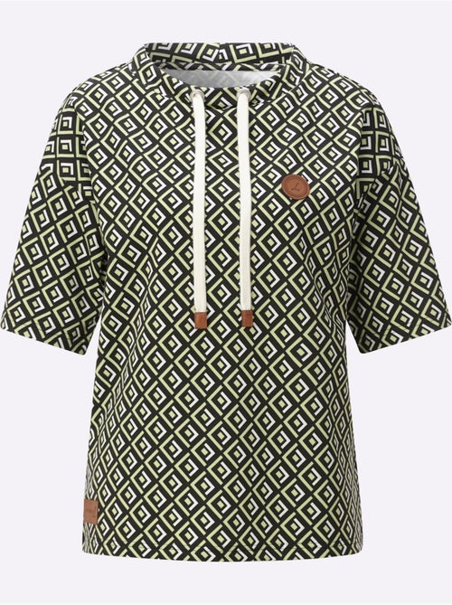 Sweatshirt qualité jersey molletonnée - taille standard - witt - Kiabi