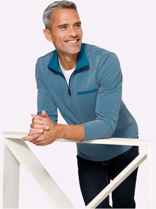 Sweatshirt Qualité Structurée Facile D'entretien - Taille Standard - Moda Vilona - Kiabi Sweatshirt Qualité Structurée Facile D'entretien - Taille Standard - Moda Vilona - Kiabi
