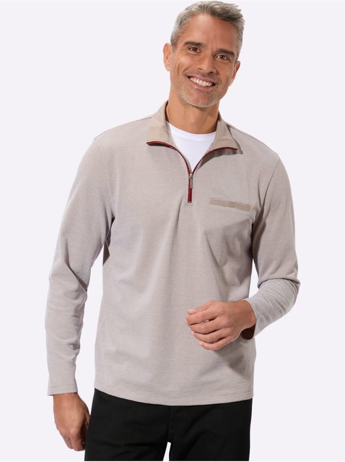 Sweatshirt Qualité Structurée Facile D'entretien - Taille Standard - Moda Vilona - Kiabi Sweatshirt Qualité Structurée Facile D'entretien - Taille Standard - Moda Vilona - Kiabi