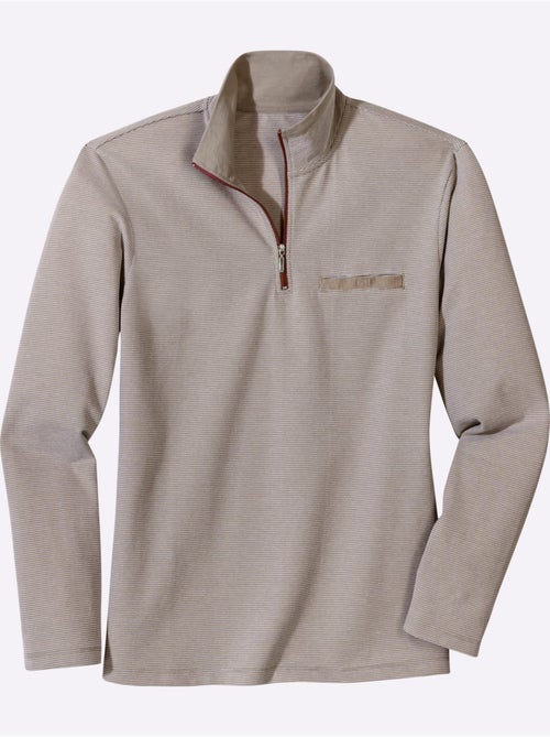 Sweatshirt Qualité Structurée Facile D'entretien - Taille Standard - Moda Vilona - Kiabi Sweatshirt Qualité Structurée Facile D'entretien - Taille Standard - Moda Vilona - Kiabi