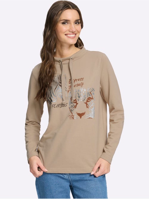 Sweatshirt Qualité Sweat Douce - Taille Standard - Moda Vilona - Kiabi Sweatshirt Qualité Sweat Douce - Taille Standard - Moda Vilona - Kiabi