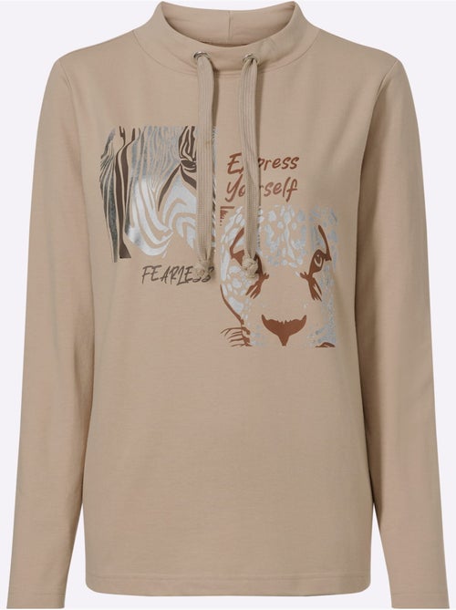Sweatshirt Qualité Sweat Douce - Taille Standard - Moda Vilona - Kiabi Sweatshirt Qualité Sweat Douce - Taille Standard - Moda Vilona - Kiabi
