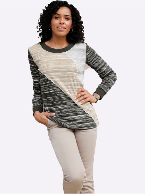 Sweatshirt Qualité Sweat Douce - Taille Standard - Moda Vilona - Kiabi Sweatshirt Qualité Sweat Douce - Taille Standard - Moda Vilona - Kiabi