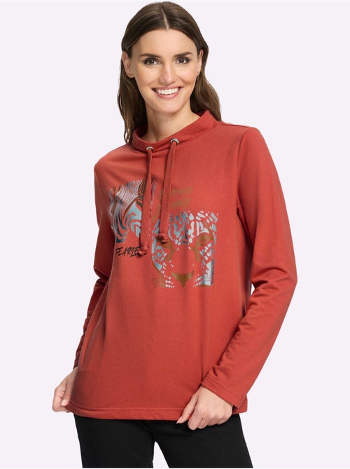 Sweatshirt Qualité Sweat Douce - Taille Standard - Moda Vilona - Kiabi