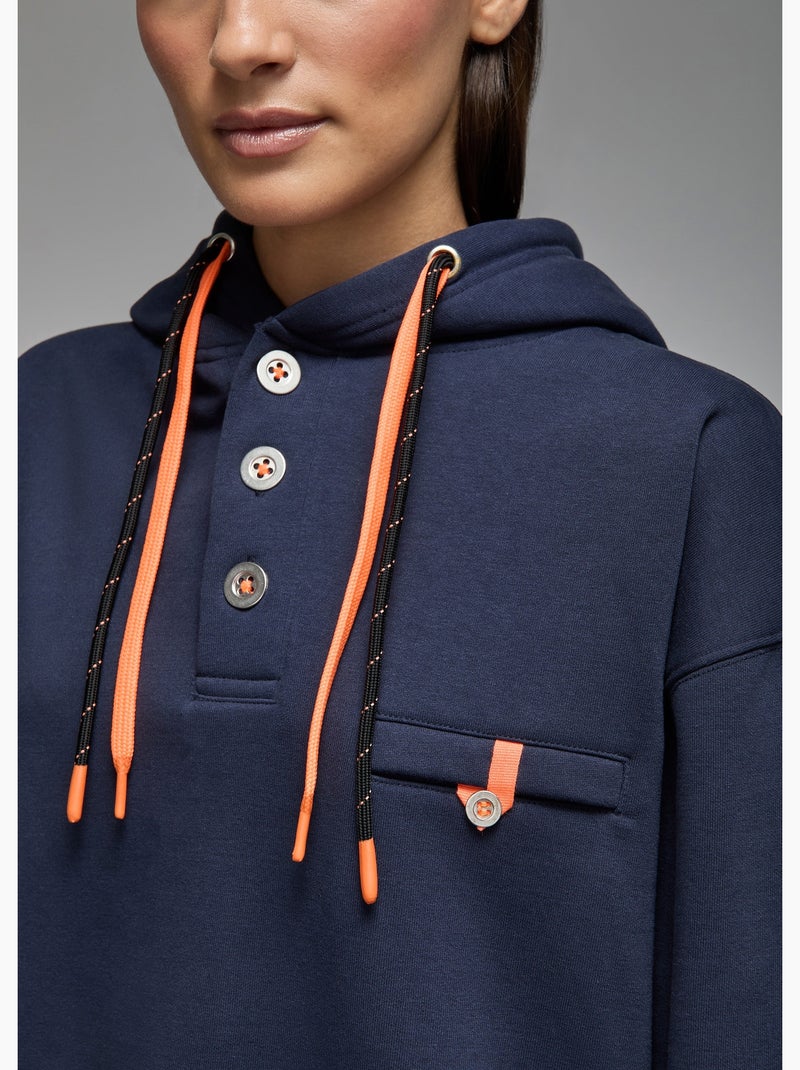 Sweatshirt sen  femme - sae paris Bleu - Kiabi