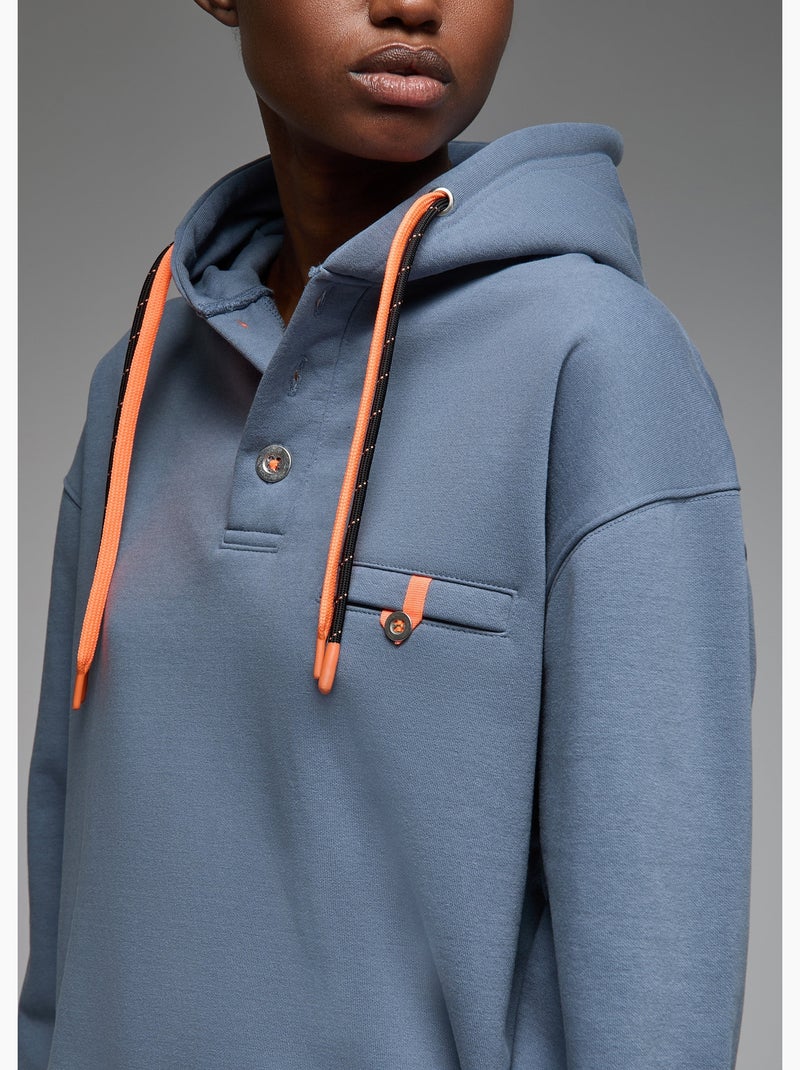 Sweatshirt sen  femme - sae paris Bleu - Kiabi