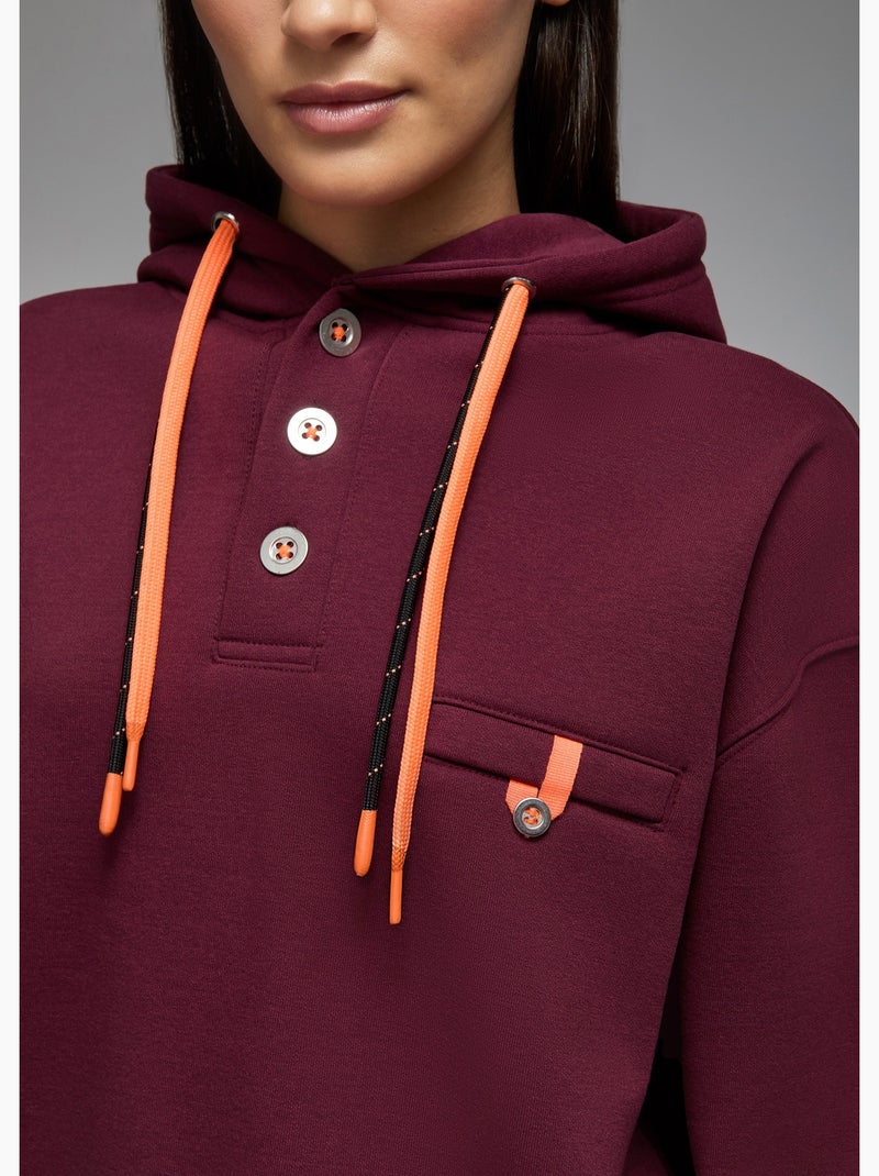 Sweatshirt sen  femme - sae paris Bordeaux - Kiabi