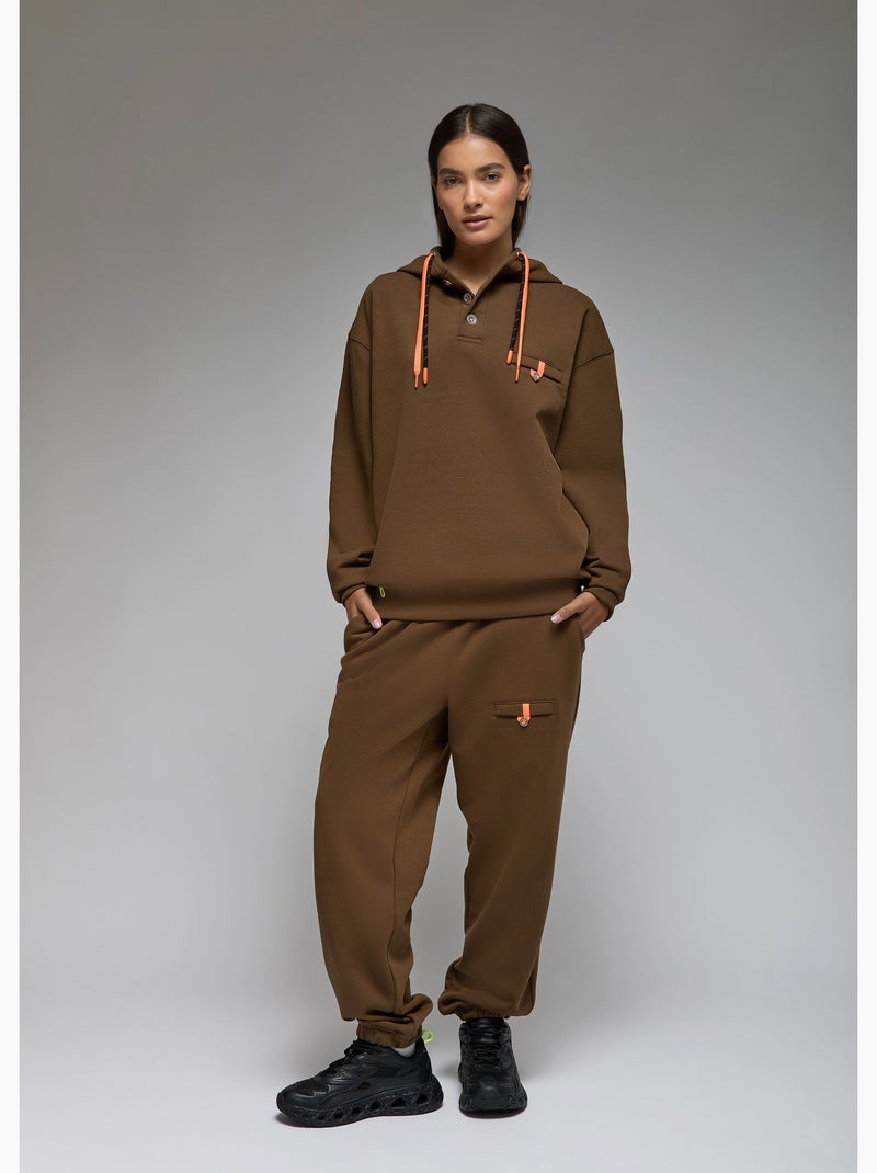 Sweatshirt sen  femme - sae paris Kaki - Kiabi