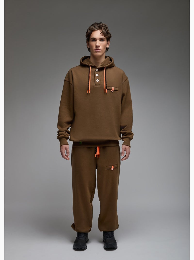 Sweatshirt sen  homme - sae paris Kaki - Kiabi