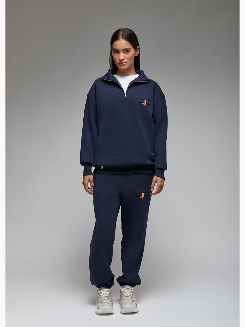 Sweatshirt shima  femme - sae paris Bleu - Kiabi