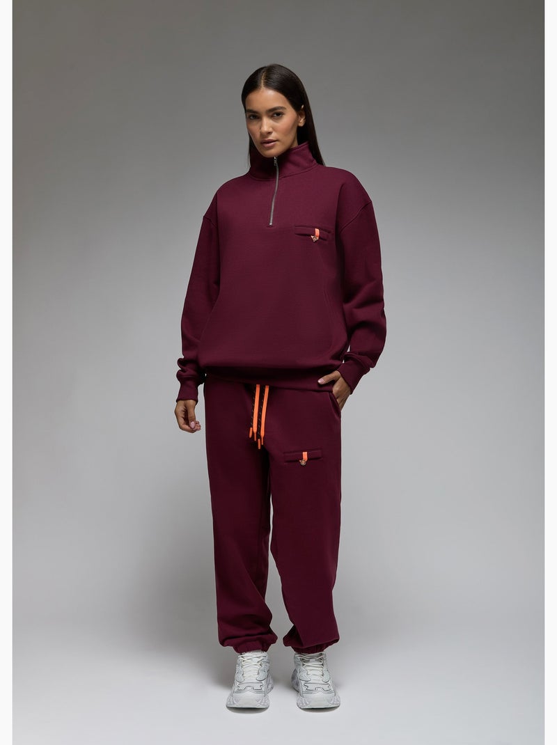 Sweatshirt shima  femme - sae paris Bordeaux - Kiabi