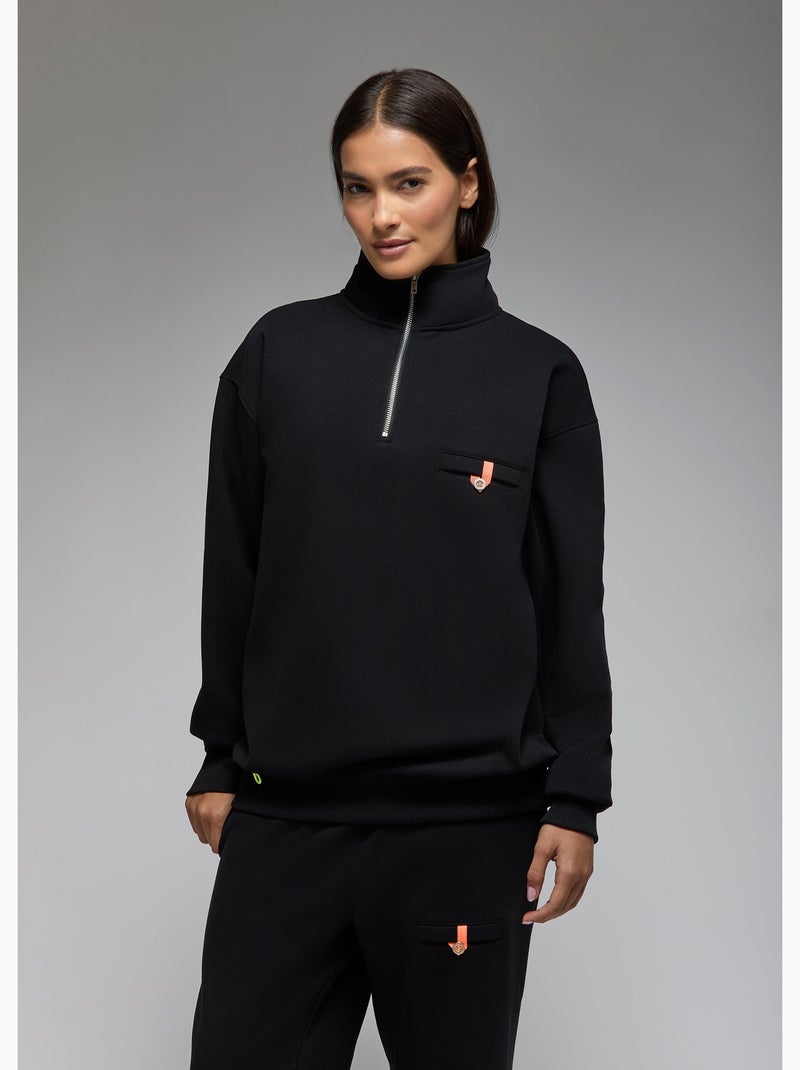Sweatshirt shima  femme - sae paris Noir - Kiabi