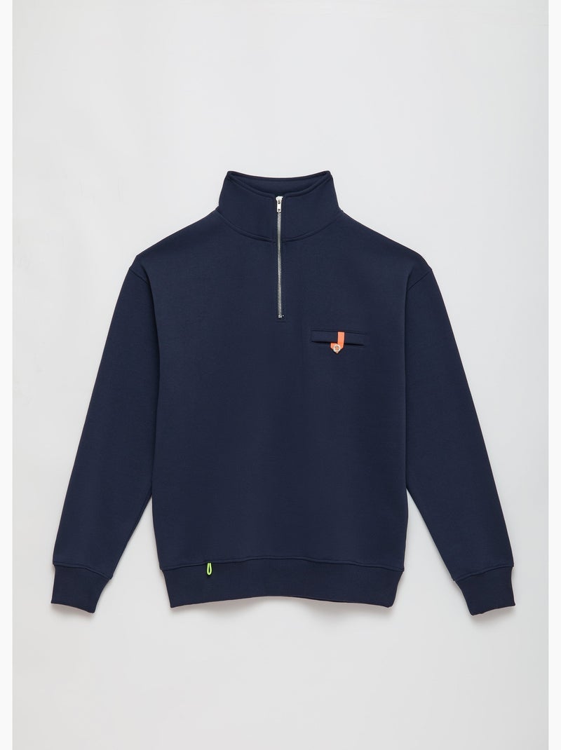 Sweatshirt shima  homme - sae paris Bleu - Kiabi