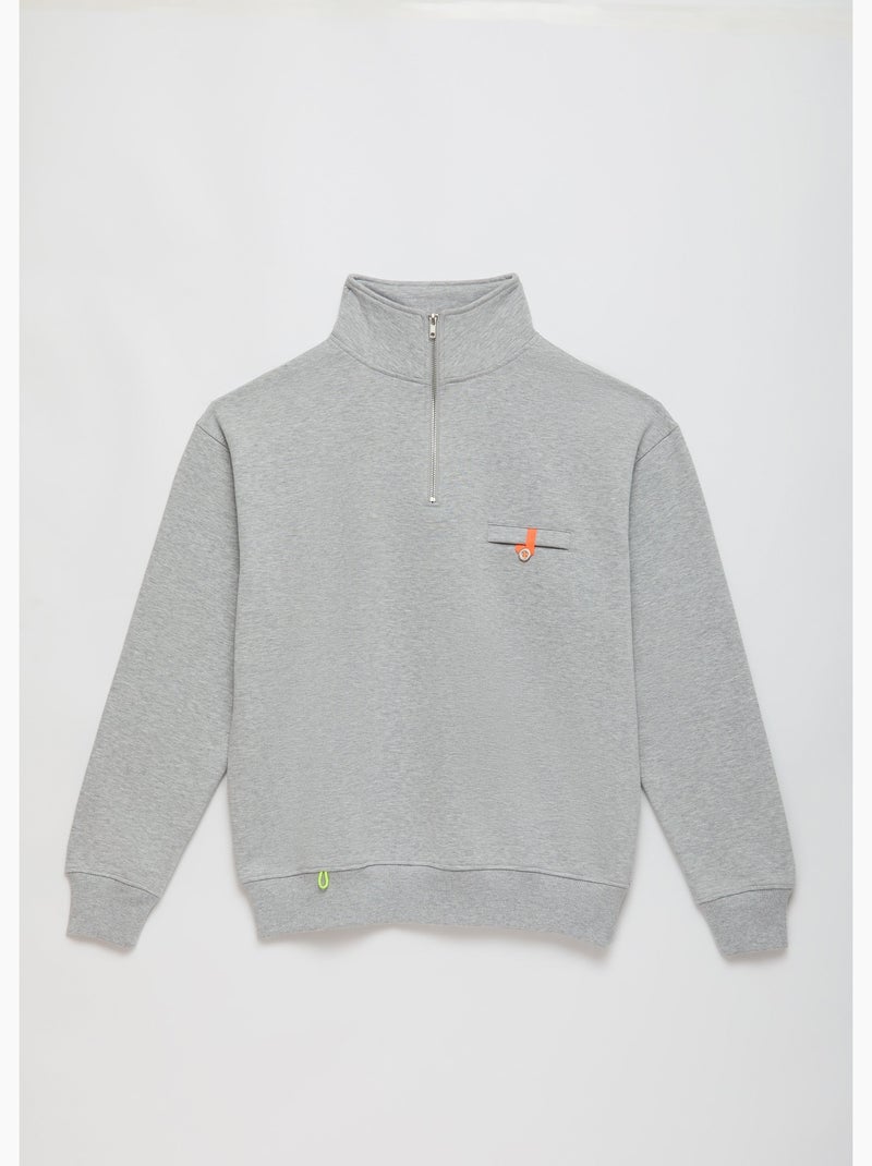 Sweatshirt shima  homme - sae paris Gris - Kiabi