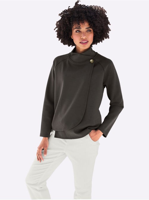 Sweatshirt Superposition Moderne - Taille Standard - Helline - Kiabi