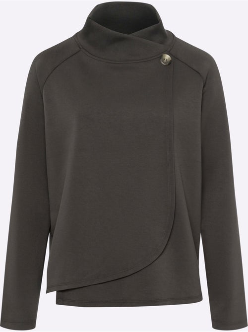 Sweatshirt Superposition Moderne - Taille Standard - Helline - Kiabi