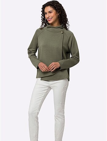 Sweatshirt superposition moderne - taille standard - helline