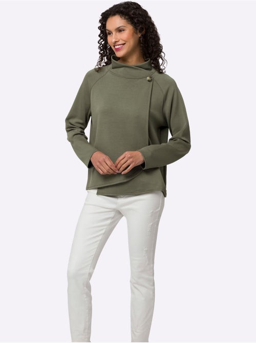Sweatshirt Superposition Moderne - Taille Standard - Helline - Kiabi