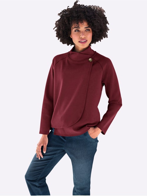 Sweatshirt Superposition Moderne - Taille Standard - Helline - Kiabi