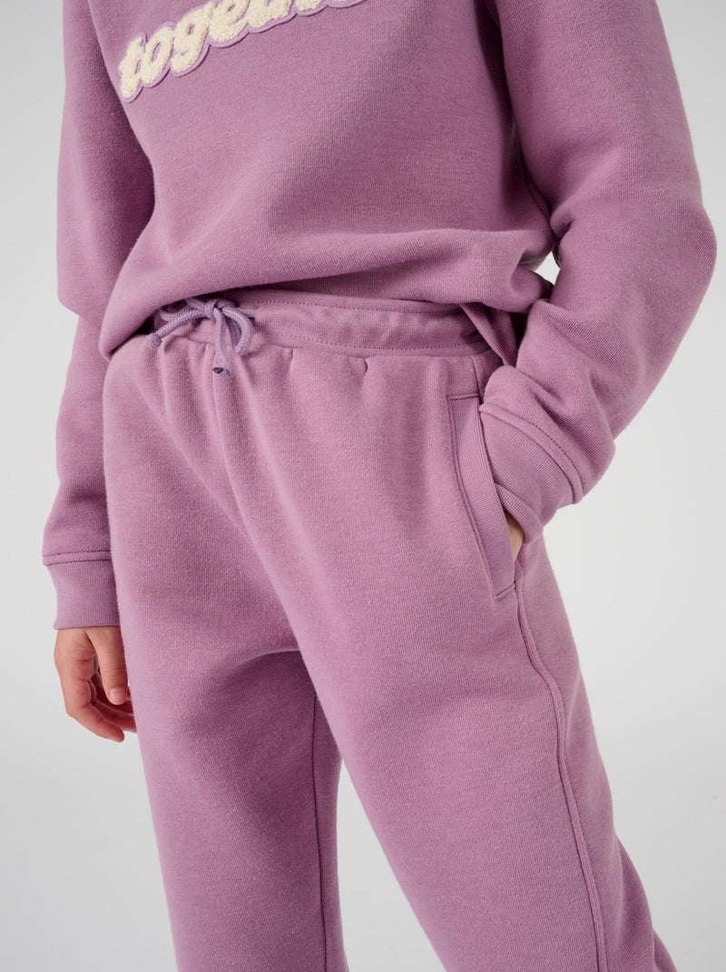 Sweatshirt Thermolactyl enfant, molleton  thermique - Damart Rose - Kiabi