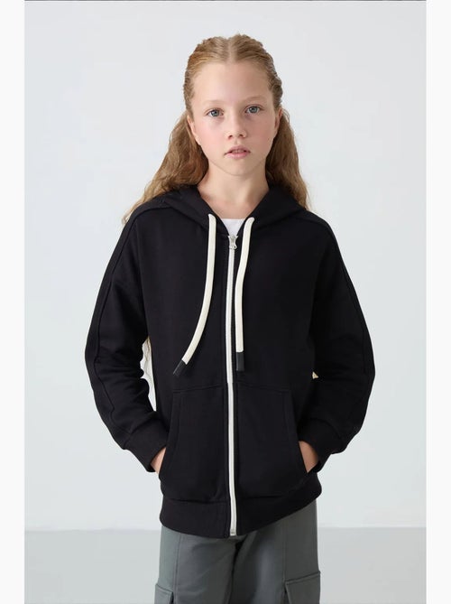 Sweatshirt unisexe jeunesse à capuche zippé tommy - Kiabi