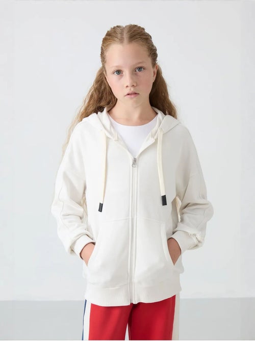 Sweatshirt unisexe jeunesse en mélange coton tommy - Kiabi Sweatshirt unisexe jeunesse en mélange coton tommy - Kiabi