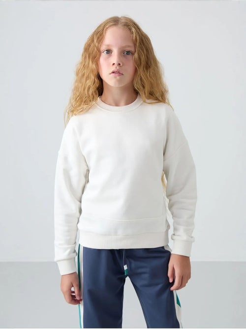 Sweatshirt unisexe jeunesse en mélange de coton tommy - Kiabi Sweatshirt unisexe jeunesse en mélange de coton tommy - Kiabi