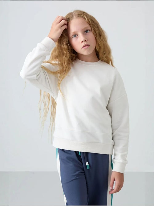 Sweatshirt unisexe jeunesse en mélange de coton tommy - Kiabi Sweatshirt unisexe jeunesse en mélange de coton tommy - Kiabi