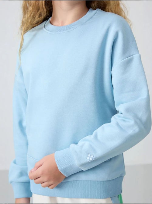 Sweatshirt unisexe jeunesse en mélange de coton tommy - Kiabi Sweatshirt unisexe jeunesse en mélange de coton tommy - Kiabi