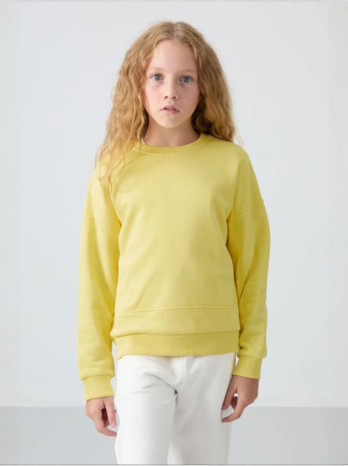 Sweatshirt unisexe jeunesse en mélange de coton tommy - Kiabi Sweatshirt unisexe jeunesse en mélange de coton tommy - Kiabi