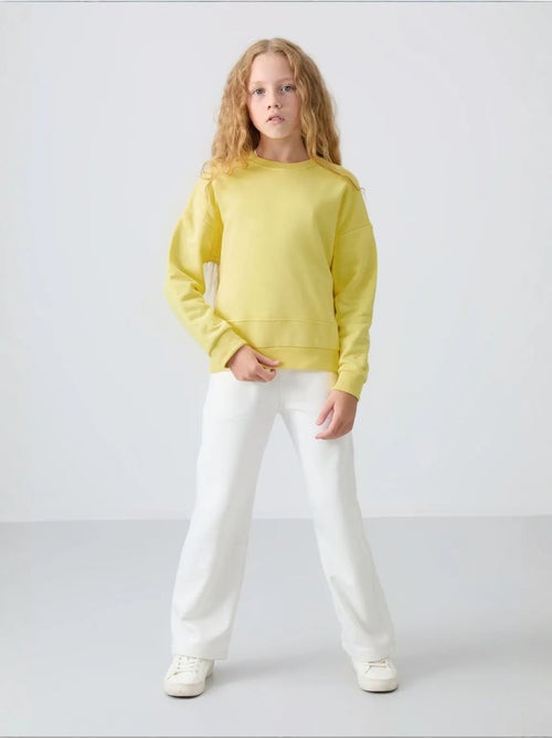 Sweatshirt unisexe jeunesse en mélange de coton tommy - Kiabi Sweatshirt unisexe jeunesse en mélange de coton tommy - Kiabi