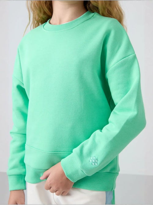 Sweatshirt unisexe jeunesse en mélange de coton tommy - Kiabi Sweatshirt unisexe jeunesse en mélange de coton tommy - Kiabi
