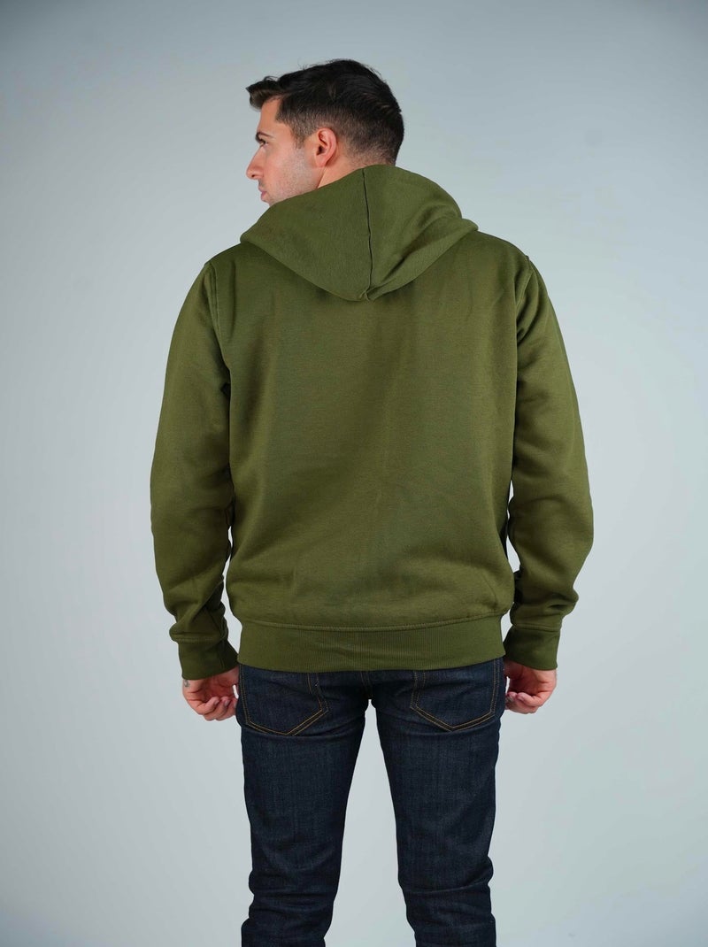 Sweatshirt Zippe  Tulsa Redskins Vert - Kiabi