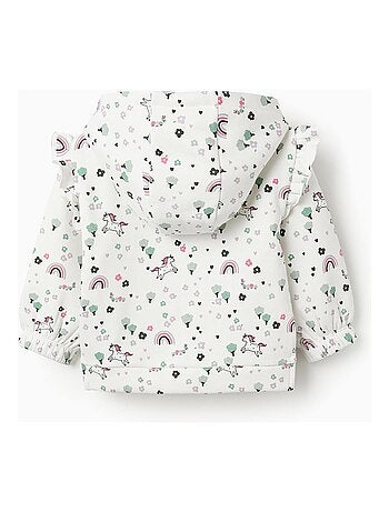 Sweatshirt Zipper matelassé, à capuche NEW YORK