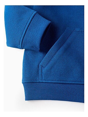 Sweatshirt Zipper matelassé, capuche, détails 3D ART ATTACK